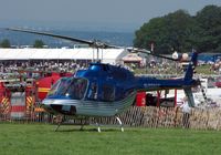 G-TOYZ - Helicopters arrive at the temporary Heliport on 2007 Epsom Derby Day (Horse racing)