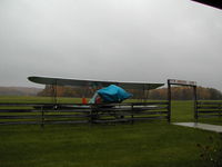 N619Y @ IA27 - No flying today ! Tied down and covered up at BTB Airline gate #1 - by BTBFlyboy