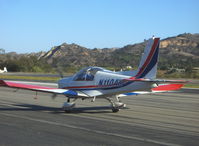 N110AM @ SZP - 1996 Moravan Zlin Z242L fully aerobatic, Lycoming AEIO-360-B 200 Hp, taxi to refuel - by Doug Robertson