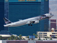 N588NK @ KLAS - Spirit Airlines / 2005 Airbus A321-231 - by Brad Campbell