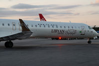 5A-LAA @ MLA - Libyan Arab Canadair Regionaljet 900