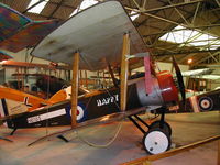 G-EBKY @ EGTH - Sopwith Pup Happy on display at the Shuttleworth collection - by BTBFlyboy