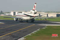 S2-ACR @ EBBR - flight BG011 is aligning to take off on rwy 25R