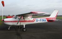G-FINA @ EGBT - Cessna F150L at Turweston - by Terry Fletcher
