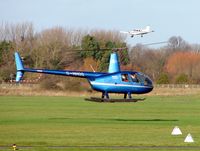 G-HHOG @ EGKA - Robinson R44 II at Shoreham Airport - by Terry Fletcher