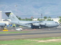 05-5151 @ PHNL - C-17 taxi out from Hickam AFB - by John J. Boling