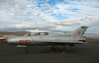 N221UM @ 4SD - 1983 Mikoyan Gurevich MIG 21 UM #9293 as NX221UM @ Reno-Stead - by Steve Nation