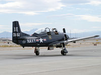 N243DM @ KLSV - Mark D. Bauer - Encintas, California / 1956 North American T-28C Trojan - by Brad Campbell