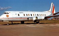 4X-AVE @ TUS - Viscount was stored for many years at Tuscon - by Terry Fletcher