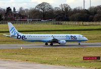 G-FBED @ EGBB - Flybe's EMB190 prepares to depart at Birmingham International on 7th Dec 2007 - by Terry Fletcher