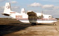 N287MA @ YIP - These marks were previously worn by Murray Aviation's Casa C212-200 cn 287 pictured here at its home base of Detroit Willow Run in 1997 - by Terry Fletcher