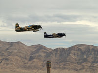 N39147 @ KLSV - Privately Owned - Sugar City, Idaho / Douglas AD-5(A-1E) - Skyraider - with N2088G - by Brad Campbell