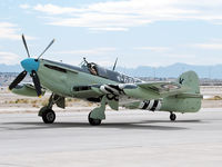 N518WB @ KLSV - Edward G. Kurdziel - Del Mar, California / 1950 Aviation Ltd. AS-6 - Fairey Firefly - by Brad Campbell