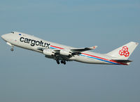 LX-WCV @ LEBL - Amazing take off for Cargolux 744. - by Jorge Molina