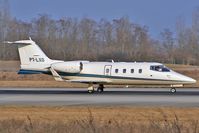 PT-LXO @ LFSB - Learjet 55 departing rwy 16 - by eap_spotter