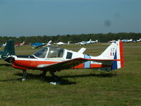 G-CBEK @ EGLK - Taken at Blackbushe Airport 8th September 2004 (sorry about the black spot on the lens) - by Steve Staunton