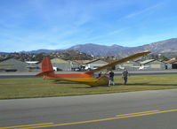 N6230L @ SZP - 1964 Schweizer SGU 2-22E Glider, awaiting tow on Rwy 04R grass - by Doug Robertson