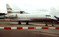 XA-RGB @ EGSS - Falcon 900 at Stansted  - aircraft became N999EH - by Terry Fletcher