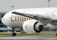 A6-EBX @ EGCC - Emirates 777 - by Kevin Murphy