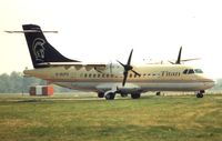 G-BUPS @ EGSS - This aircraft operated for UK airline , Titan Airways from 1994-2004 before becoming TG-RYM - by Terry Fletcher