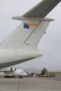 XT-FCB @ OMRK - Faso Airways Iljuschin 76