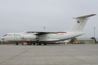 XT-FCB @ OMRK - Faso Airways Iljuschin 76