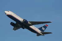 N256AY @ EBBR - flight US751 is taking off from rwy 25R - by Daniel Vanderauwera