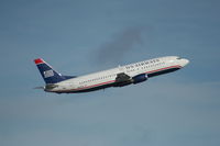 N417US @ KFLL - Boeing 737-400 - by Mark Pasqualino