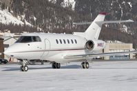 N485LT @ LSZS - Raytheon Hawker 800