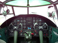 N7946C @ FTW - B-25 Flight Deck - A visit to the Vintage Flying Museum - by Zane Adams