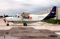N881FE @ MIA - FedEX Caravan rests at Miami Int between freight deliveries
