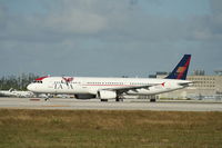 N564TA @ KMIA - Airbus A321