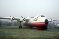 G-APRL @ EGBE - Argosy in frosty mist at the Midland Air Museum, Coventry, UK - by Henk van Capelle