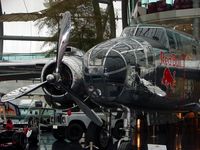 N6123C @ LOWS - B-25 Mitchell Hangar 7 Museum at Salzburg Airport - by Terry Fletcher