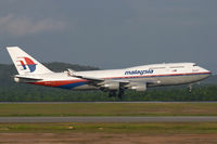 9M-MPC @ WMKK - Malaysia Airlines 747-400 - by Andy Graf-VAP