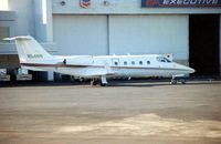 N54NW @ KHOU - Learjet 55 at Houston Hobby in 1992 - by Terry Fletcher