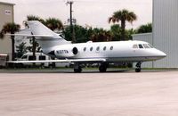 N137TA @ HOU - Falcon 20 at Houston Hobby in 1992 - by Terry Fletcher