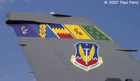 94-0049 @ GSB - Replacing her squadron stripe are (in order) the wings of the Ninth Air Force: 23rd, 33rd, 20th, 4th, and 1st Fighter Wings - by Paul Perry
