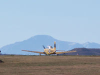N34KF @ KAPA - Takeoff on 17L with Pikes Peak in the background. (sky fighters)