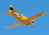 N34KF @ KAPA - Beech A45 Sky fighter T-34 A Mentor takeoff heading North.