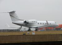 HZ-AFY @ EGGW - Saudi Gulf being towed to remote location for engine runs - by Terry Fletcher