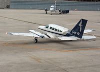 N4652N @ TPA - 1978 Cessna 402C, c/n 402C0011, Cape Air flight departing Tampa, for Fort Meyers, FL - by Timothy Aanerud