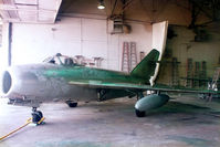 N1719 @ FTW - Mig-17 in the paint shop, Ft. Worth, TX - This aircraft was destroyed in a crash at Amarillo in Sept. 1996  -  NTSB report- http://www.ntsb.gov/ntsb/brief.asp?ev_id=20001208X06724&key=1 - by Zane Adams