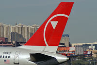 N519US @ KLAS - Northwest Airlines / 1986 Boeing 757-251