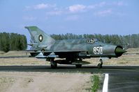 850 @ LBPG - In 2001 this MiG-21 was still active; not long afterwards it was put into storage. - by Joop de Groot