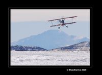 N28KT @ KAPA - Power Play Landing with Pikes Peak in the Distance. - by Bluedharma