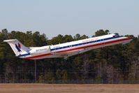 N700LE @ RDU - American Eagle N700LE (FLT EGF568) climbing out from RWY 5L enroute to Boston Logan Int'l (KBOS). - by Dean Heald