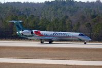 N11187 @ RDU - ExpressJet N11187 (FLT BTA501) from San Antonio Int'l (KSAT) rolling out on RWY 5L after landing. - by Dean Heald
