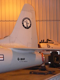 N648 @ EFD - Collings Foundation T-33 in the hanger at Ellington Field