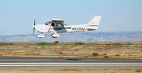 N5204A @ SQL - 2002 Cessna 172S on final approach @ San Carlos Airport, CA - by Steve Nation